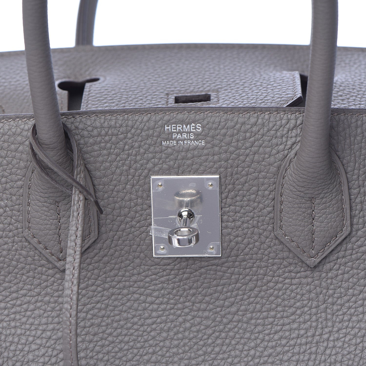 Hermes Togo Birkin 30 Etain 32 of 38
