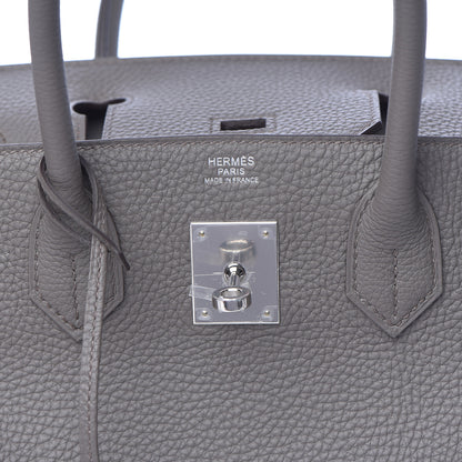 Hermes Togo Birkin 30 Etain 32 of 38