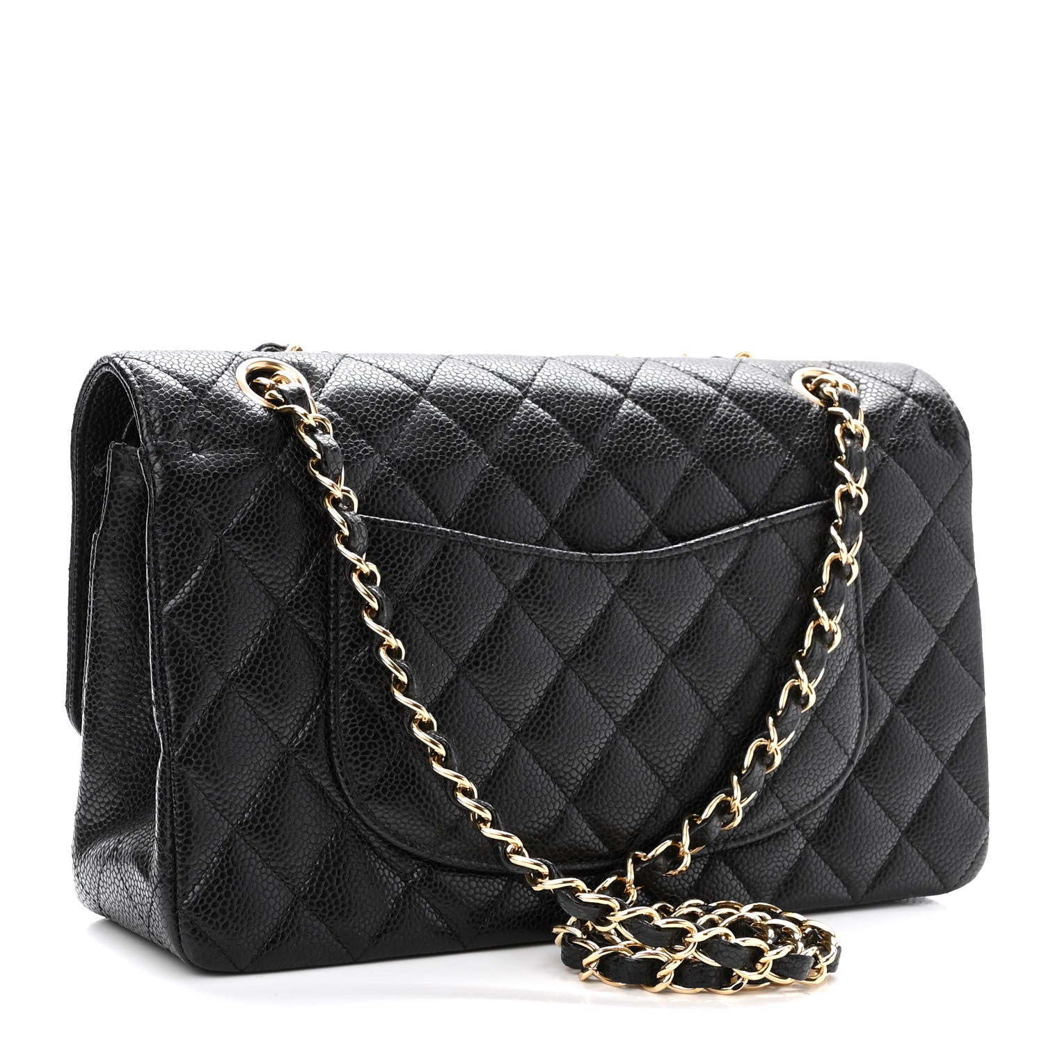 Chanel Caviar Quilted Medium Double Flap Black 3 of 10