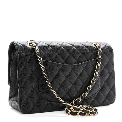 Chanel Caviar Quilted Medium Double Flap Black 3 of 10