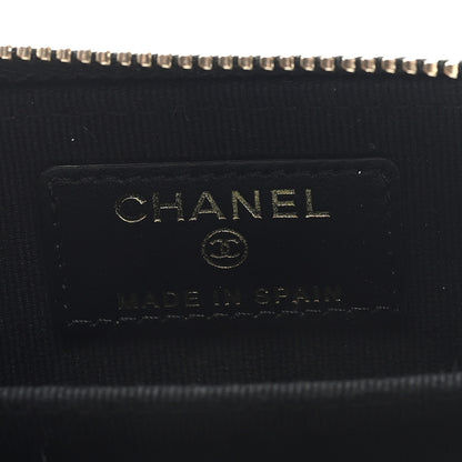 Chanel Caviar Quilted Multi Chain CC Zip Coin Purse Black 6 of 7