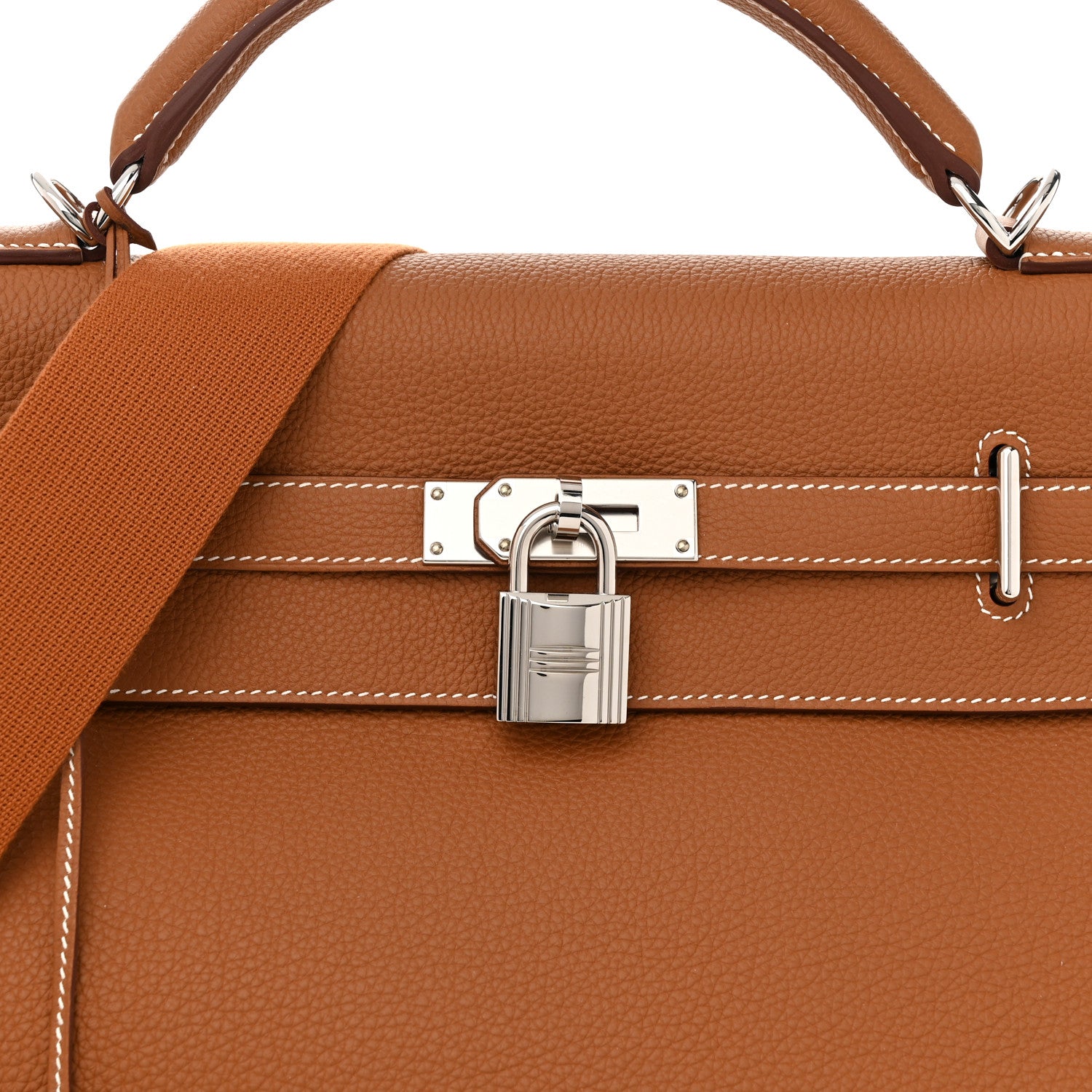 Hermes Togo Maxi Kelly Retourne 42 Gold 9 of 13