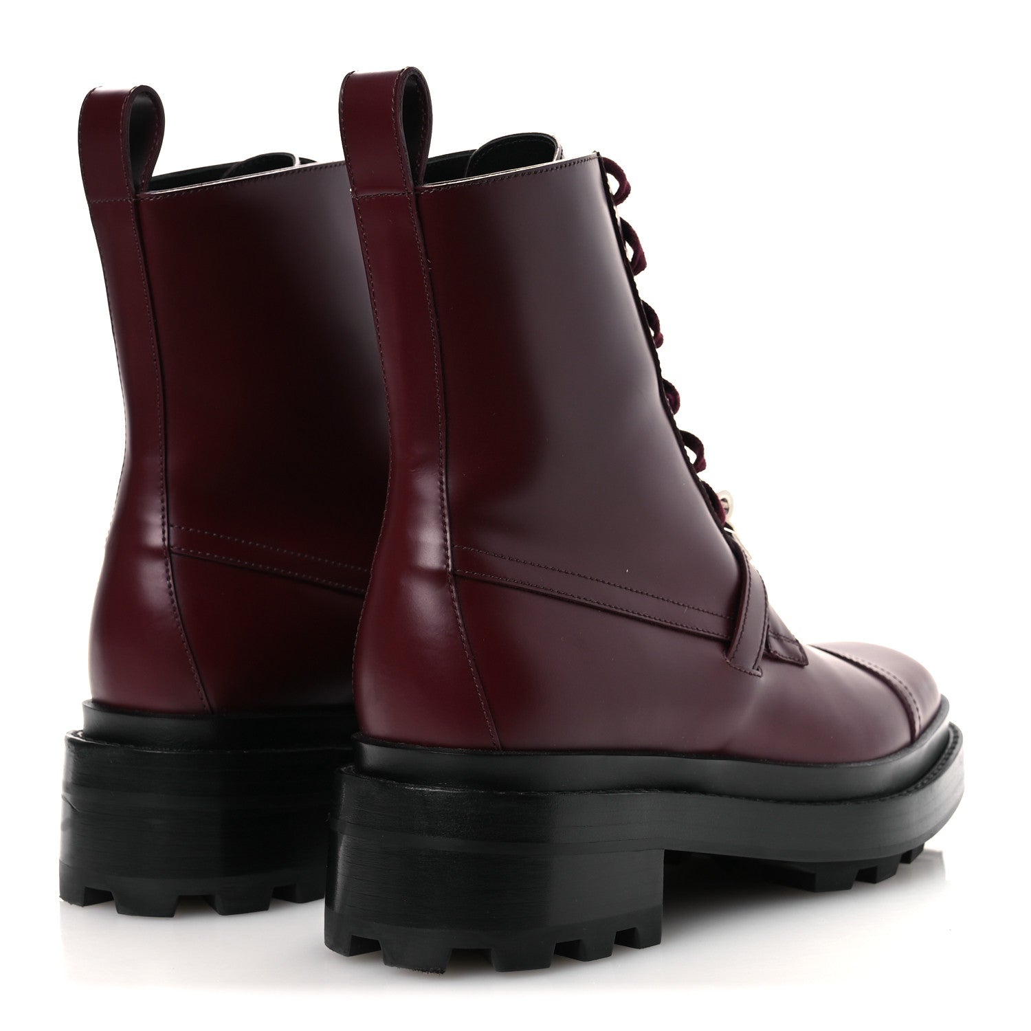 Hermes Glossed Calfskin Funk Ankle Boots 36.5 Rouge H 5 of 12