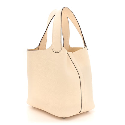 Hermes Taurillon Clemence Picotin Lock 18 PM Nata 3 of 11