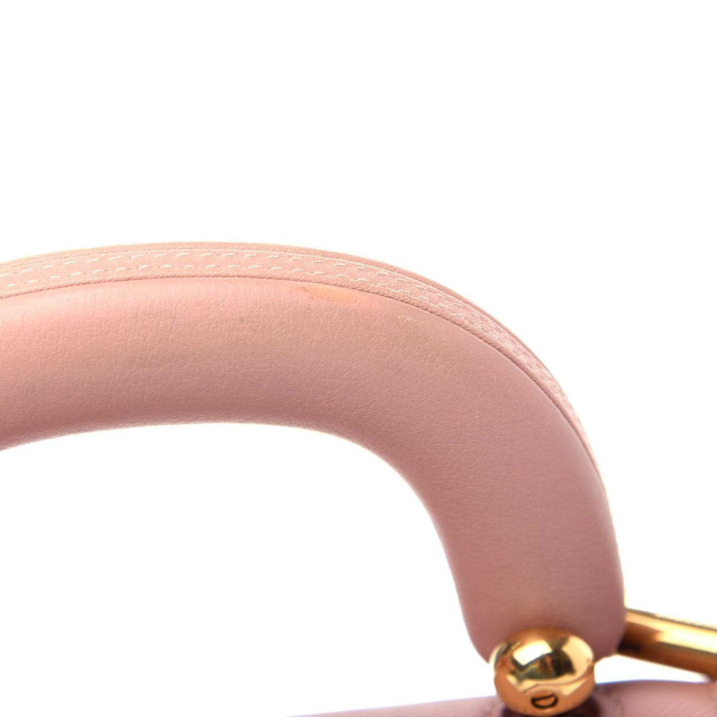 Trench Calfskin Mini DK88 Top Handle Bag Light Pink