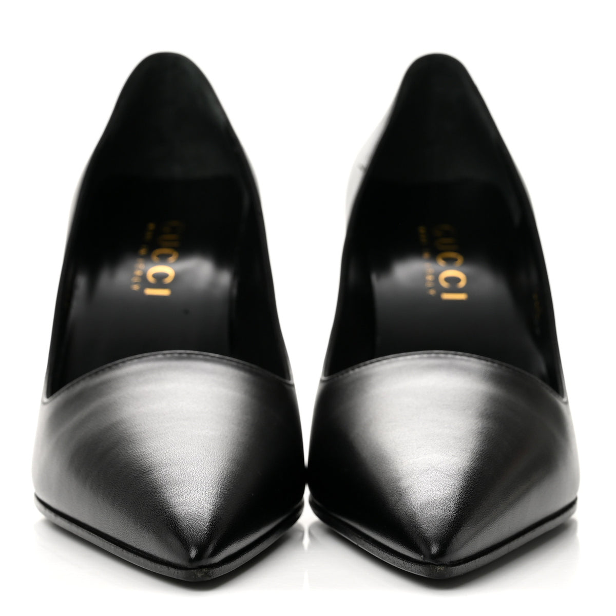 Gucci Calfskin Bombshell Pumps 37 Black 3 of 11