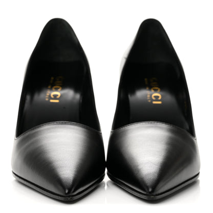 Gucci Calfskin Bombshell Pumps 37 Black 3 of 11