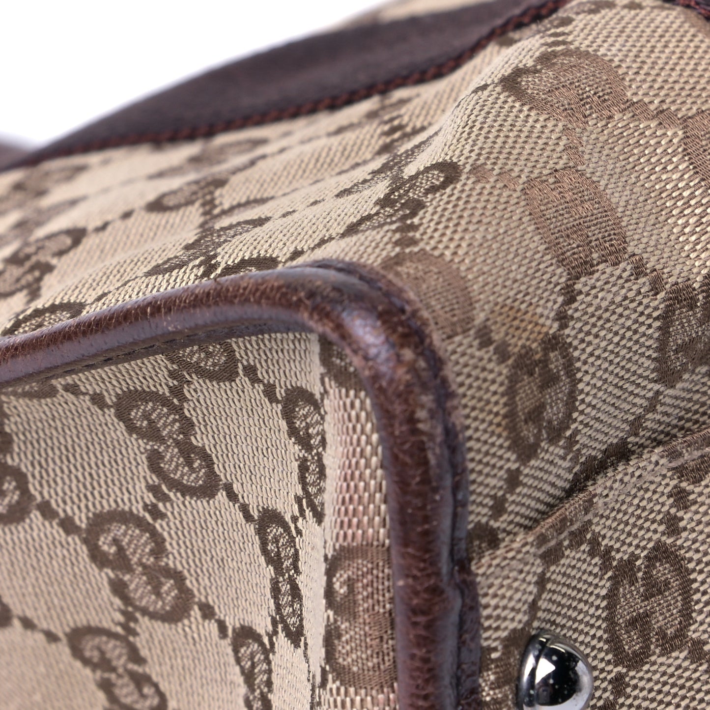 Monogram Vertical Tote Dark Brown