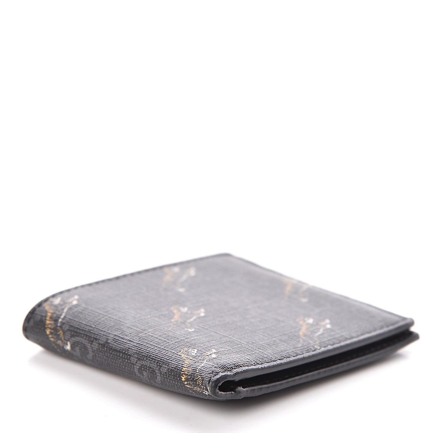 GG Supreme Monogram Tigers Wallet Black Multicolor