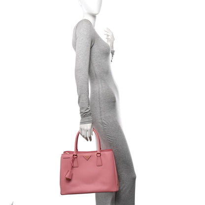 Prada Saffiano Lux Medium Tote Petalo 2 of 10