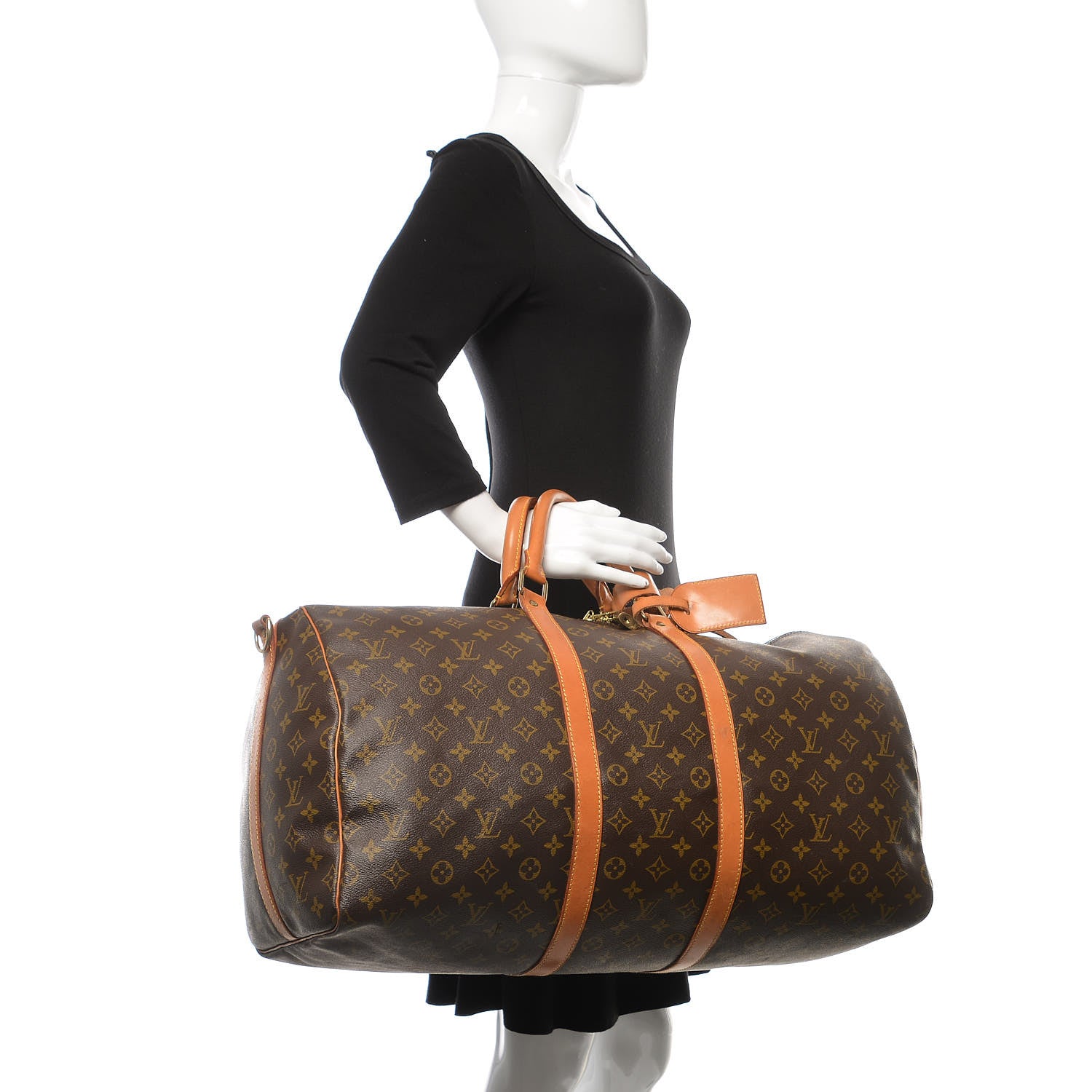 Louis Vuitton Monogram Keepall Bandouliere 55 2 of 24