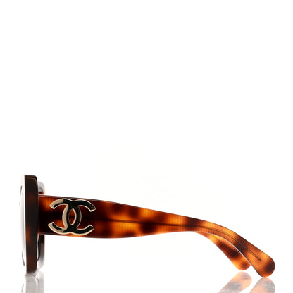 Chanel Square Polarized CC Sunglasses 5494 Tortoise Brown 3 of 7