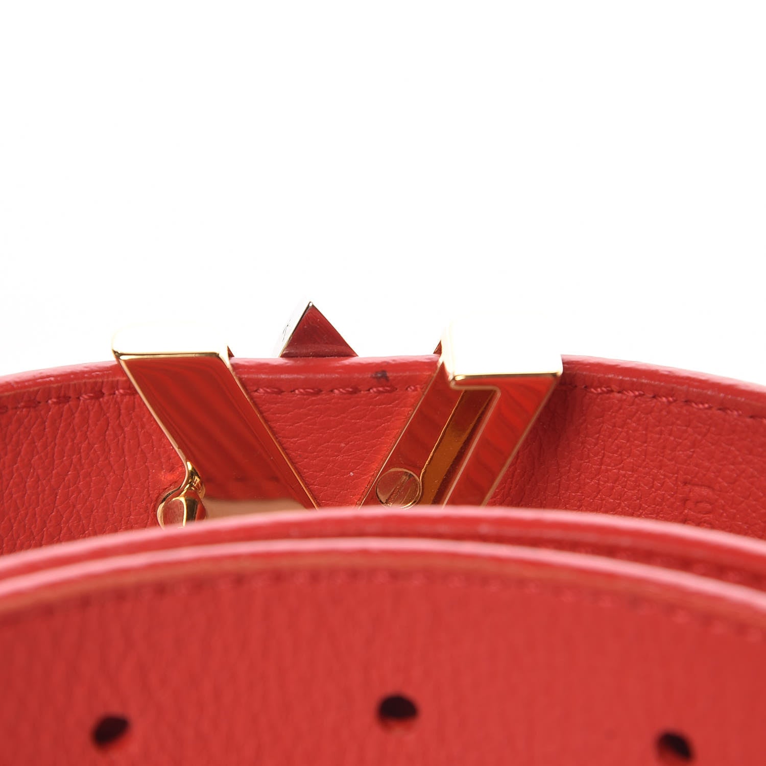 Louis Vuitton Epi 30mm LV Twist Belt 85 34 Coquelicot 11 of 11