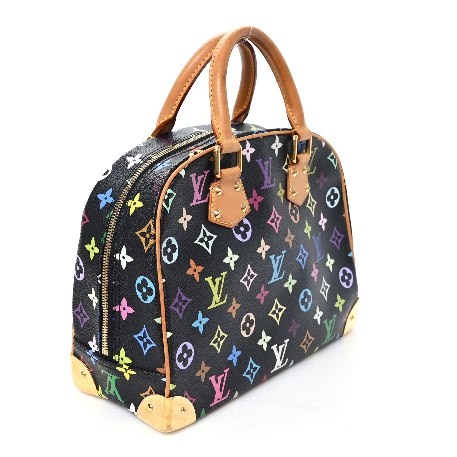 Louis Vuitton Monogram Multicolor Trouville Black 3 of 9