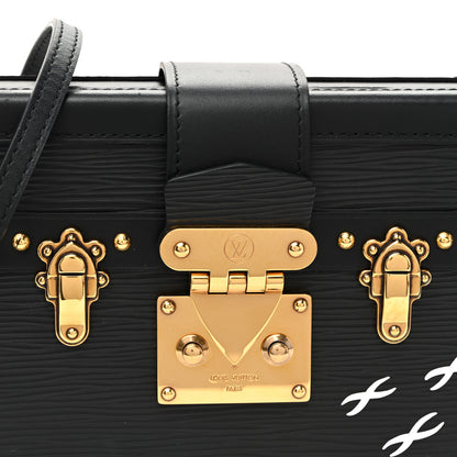 Louis Vuitton Epi Petite Malle Black 7 of 9