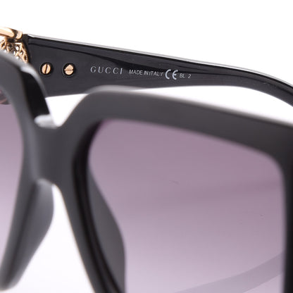 Gucci Square Frame Horsebit Sunglasses 3713/S Black 6 of 10