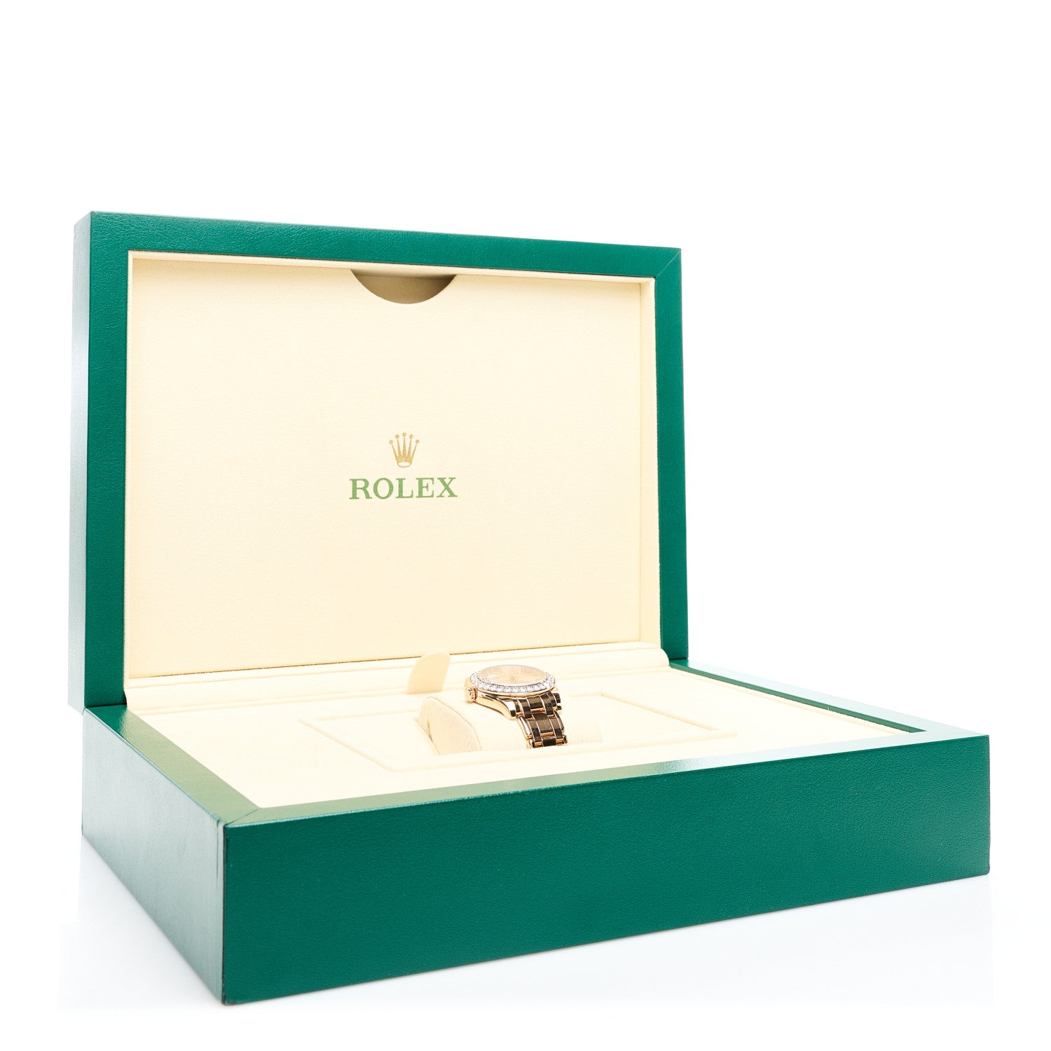 Rolex 18K Everose Gold Diamond Mother of Pearl 34mm Pearlmaster Datejust Watch Roman 81285 5 of 5