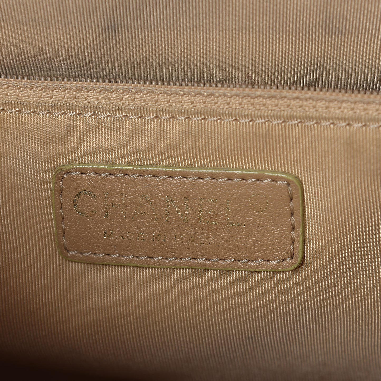 Caviar Quilted Grand Shopping Tote GST Beige