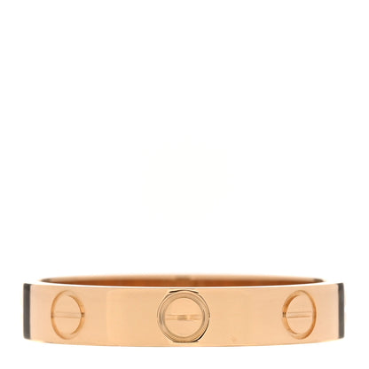 Cartier 18K Yellow Gold 3.5mm LOVE Wedding Band Ring 55 7.25 3 of 5