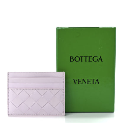 Bottega Veneta Nappa Intrecciato Card Holder Pink 13 of 13