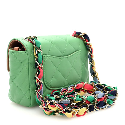 Chanel Lambskin Mixed Fibers Quilted Small Cocovado Flap Green 3 of 10