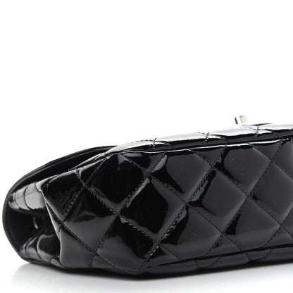 Chanel Patent Quilted Large Coco Shine Flap Black 8 of 10