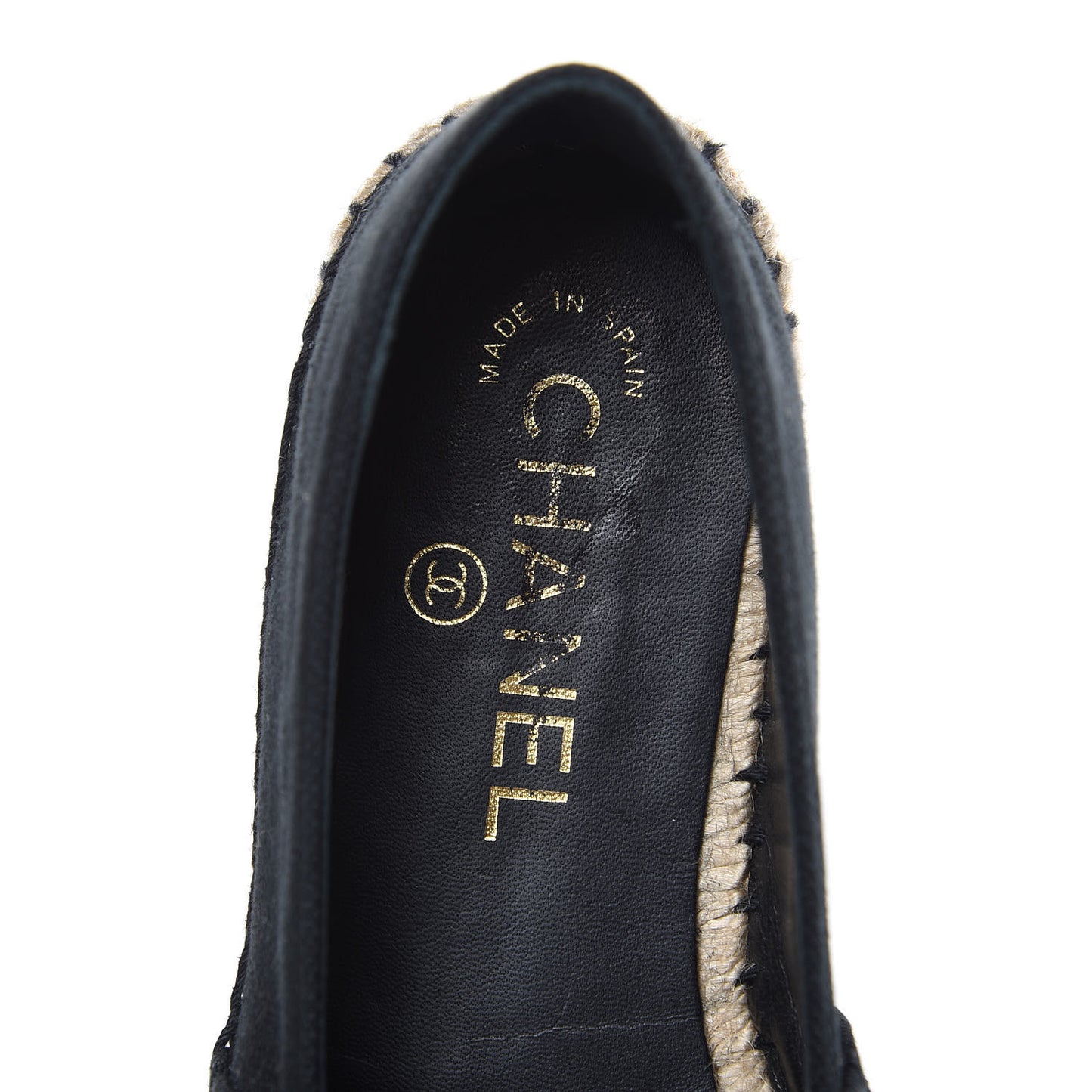 Fabric Biarritz CC Espadrilles 36 Black