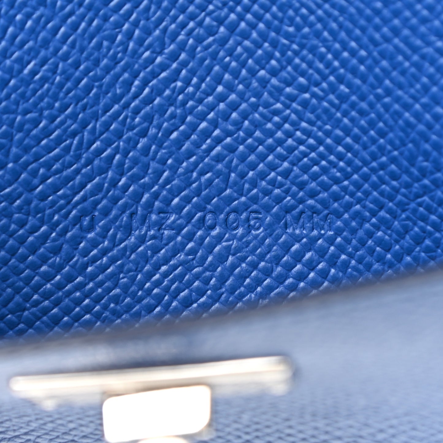 Epsom Kelly Pocket Compact Wallet Bleu France