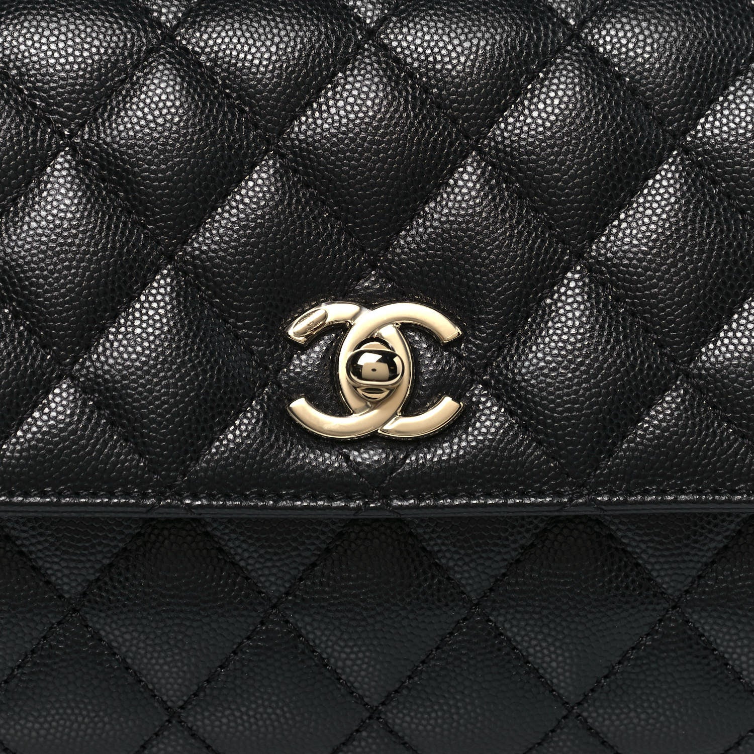 Chanel Caviar Quilted Mini Coco Handle Flap Black 8 of 13