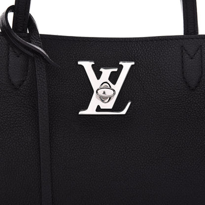 Louis Vuitton Calfskin Lockme Cabas Black 8 of 12