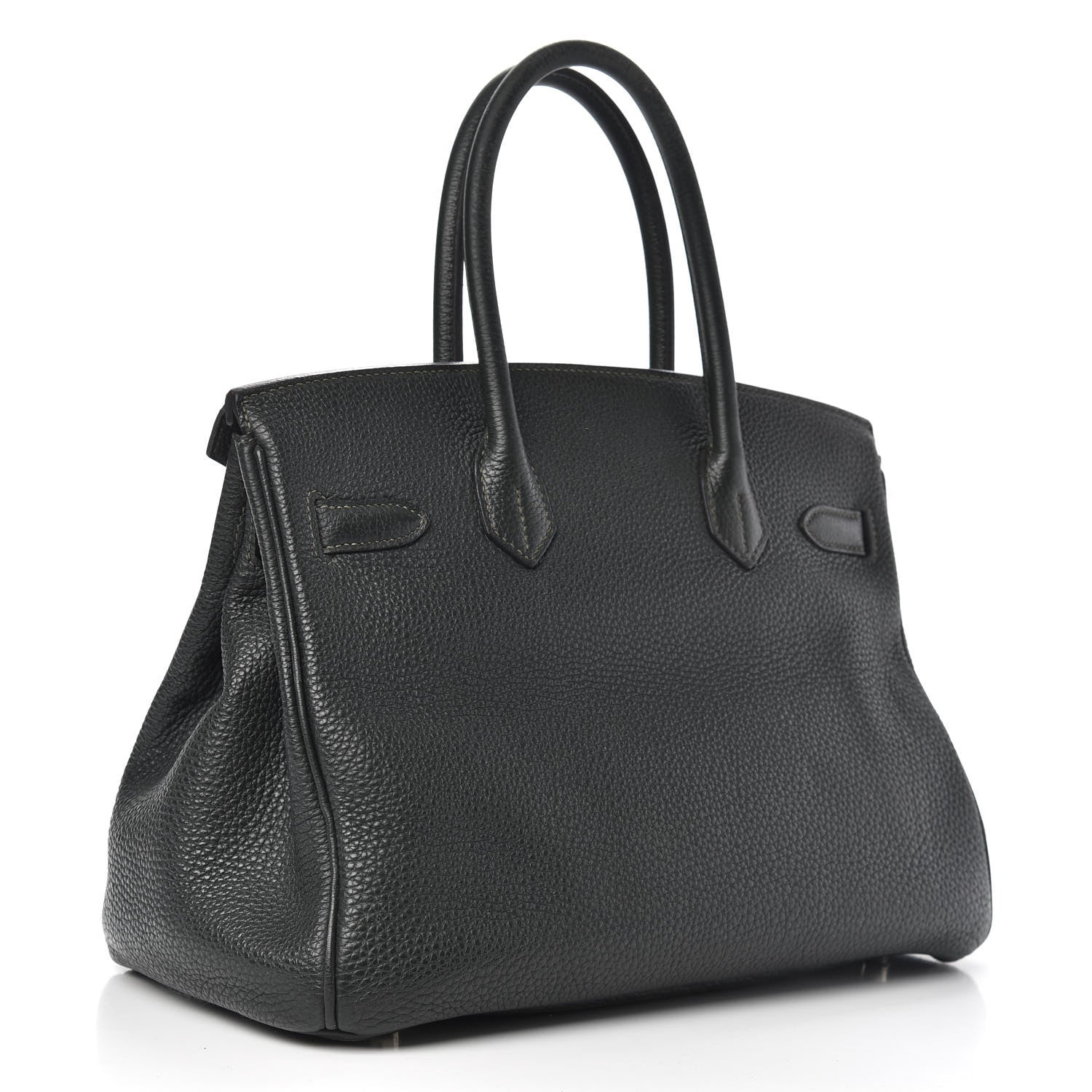 Hermes Taurillon Clemence Birkin 30 Vert De Gris 3 of 16