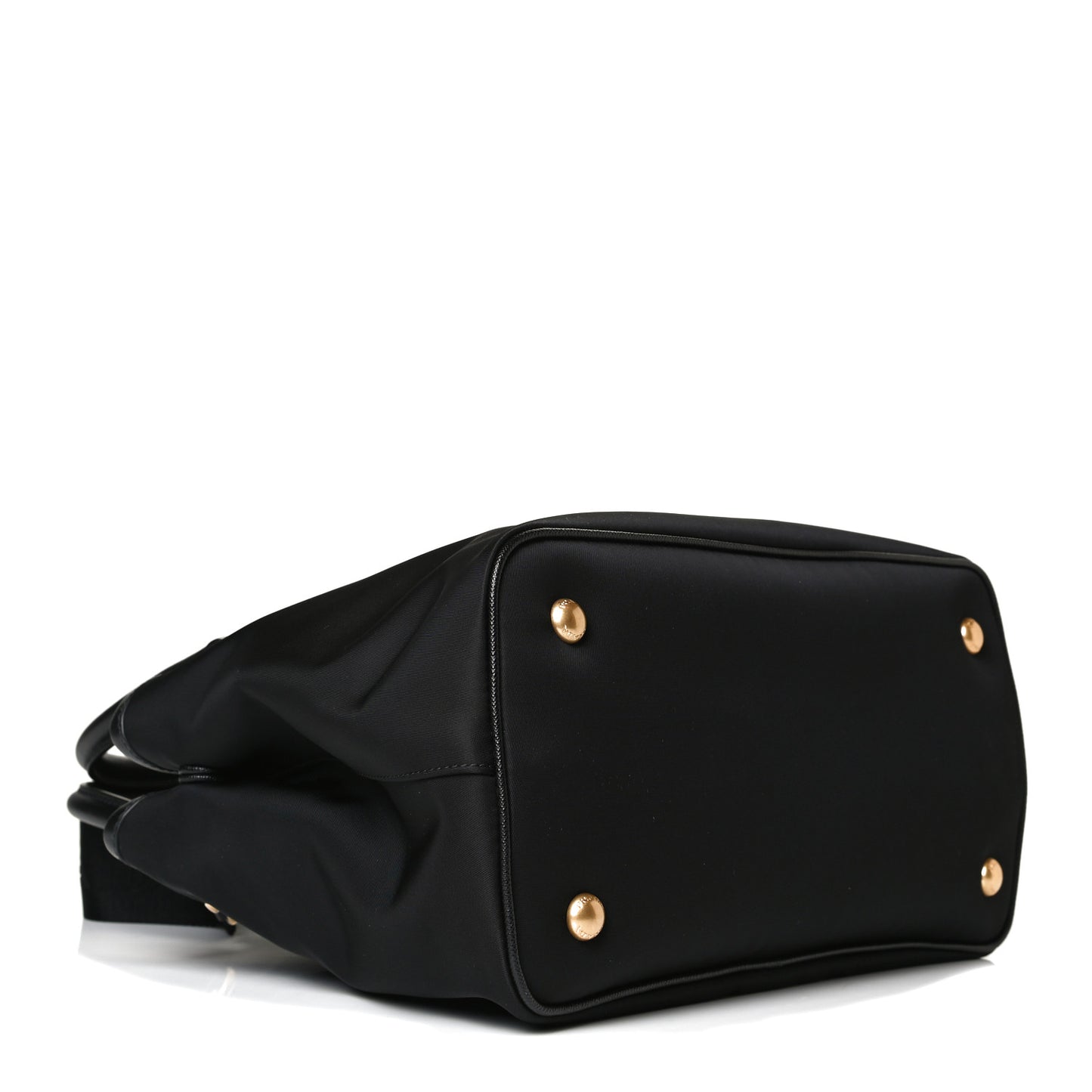 Tessuto Nylon Saffiano Small Tote Black