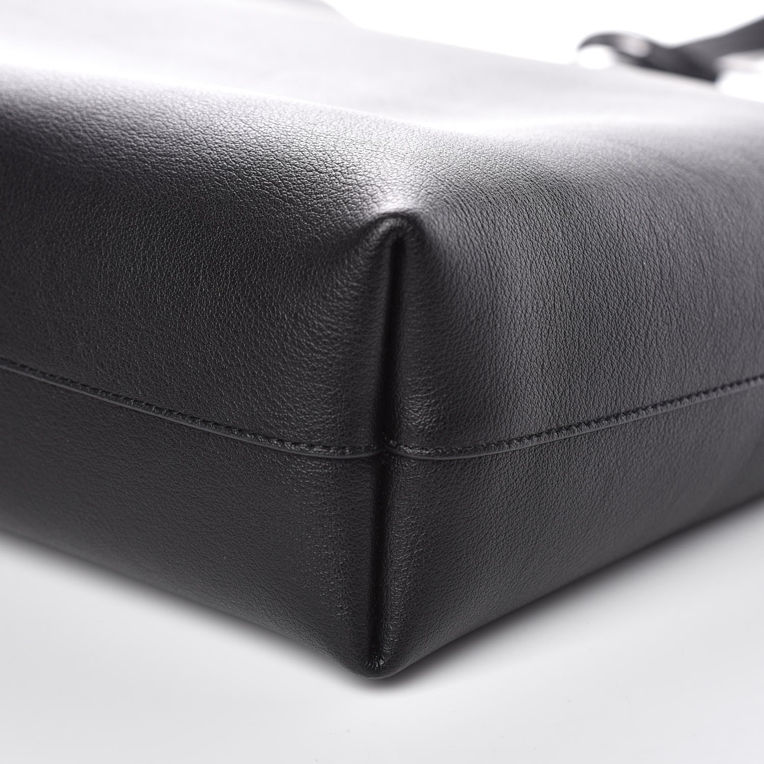 Saint Laurent Calfskin Medium Shopping Tote Black 10 of 13