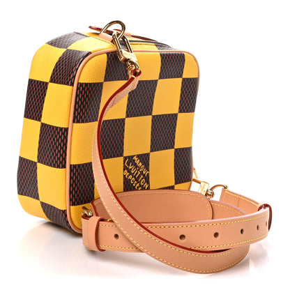 Louis Vuitton Damier Pop Chess Messenger Jaune Mat 3 of 9