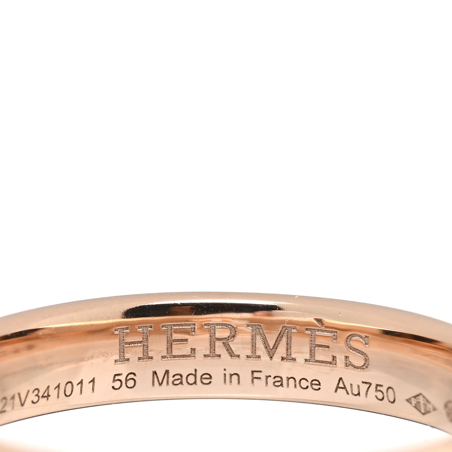 18K Rose Gold Diamond Ever Herakles Wedding Band Ring 56 7.75