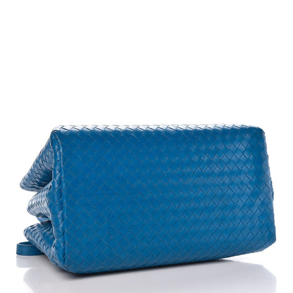Bottega Veneta Light Calf Intrecciato Small Roma Signal Blue 5 of 8