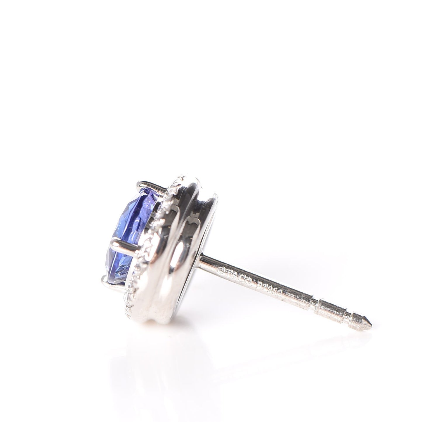 Platinum Diamond Sapphire Soleste Earrings