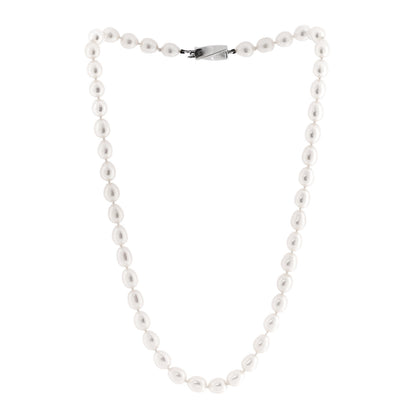 Tiffany Sterling Silver Freshwater Cultured Pearl 6.5-7mm Strand Necklace 3 of 5