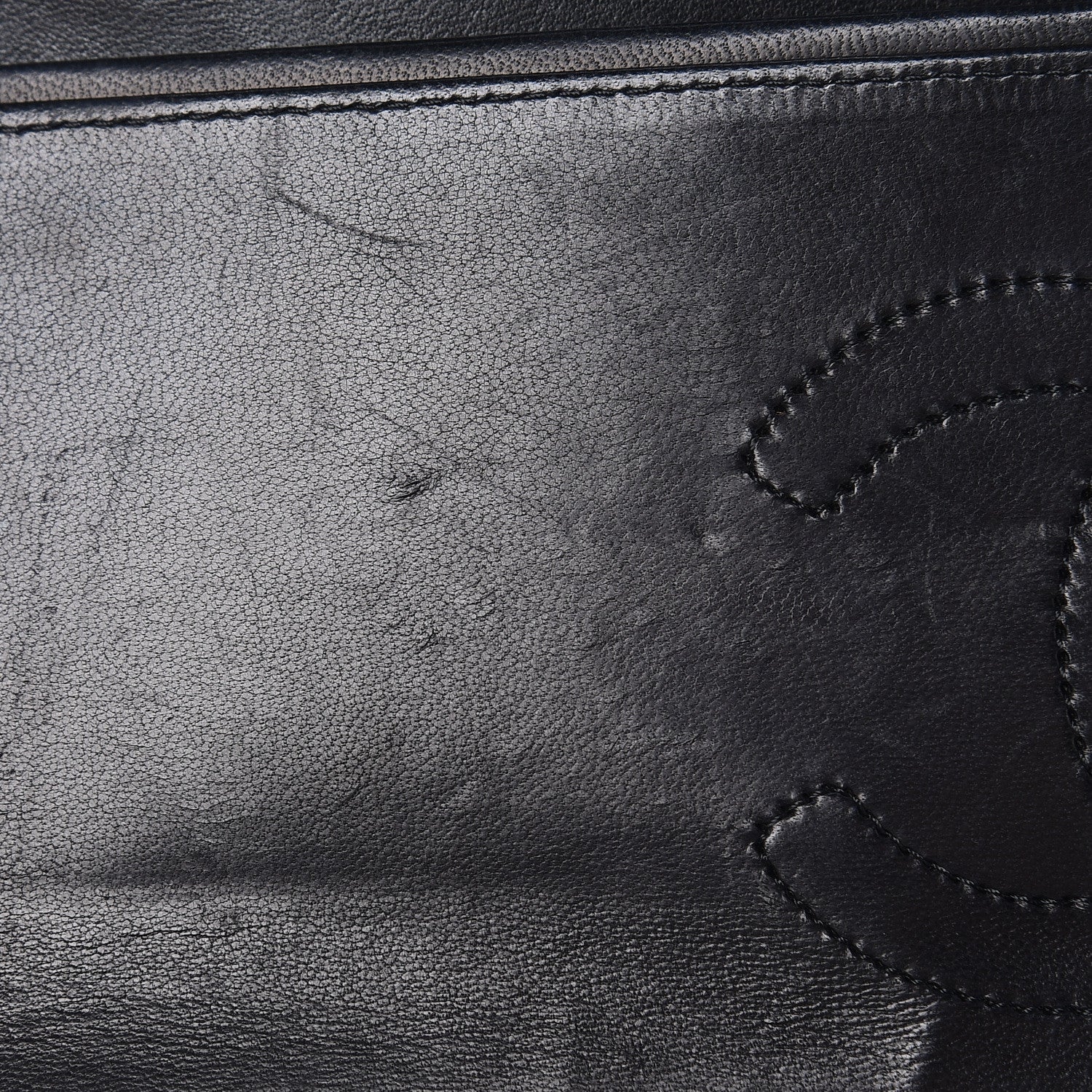 Chanel Lambskin Quilted Medium Double Flap Black 13 of 19