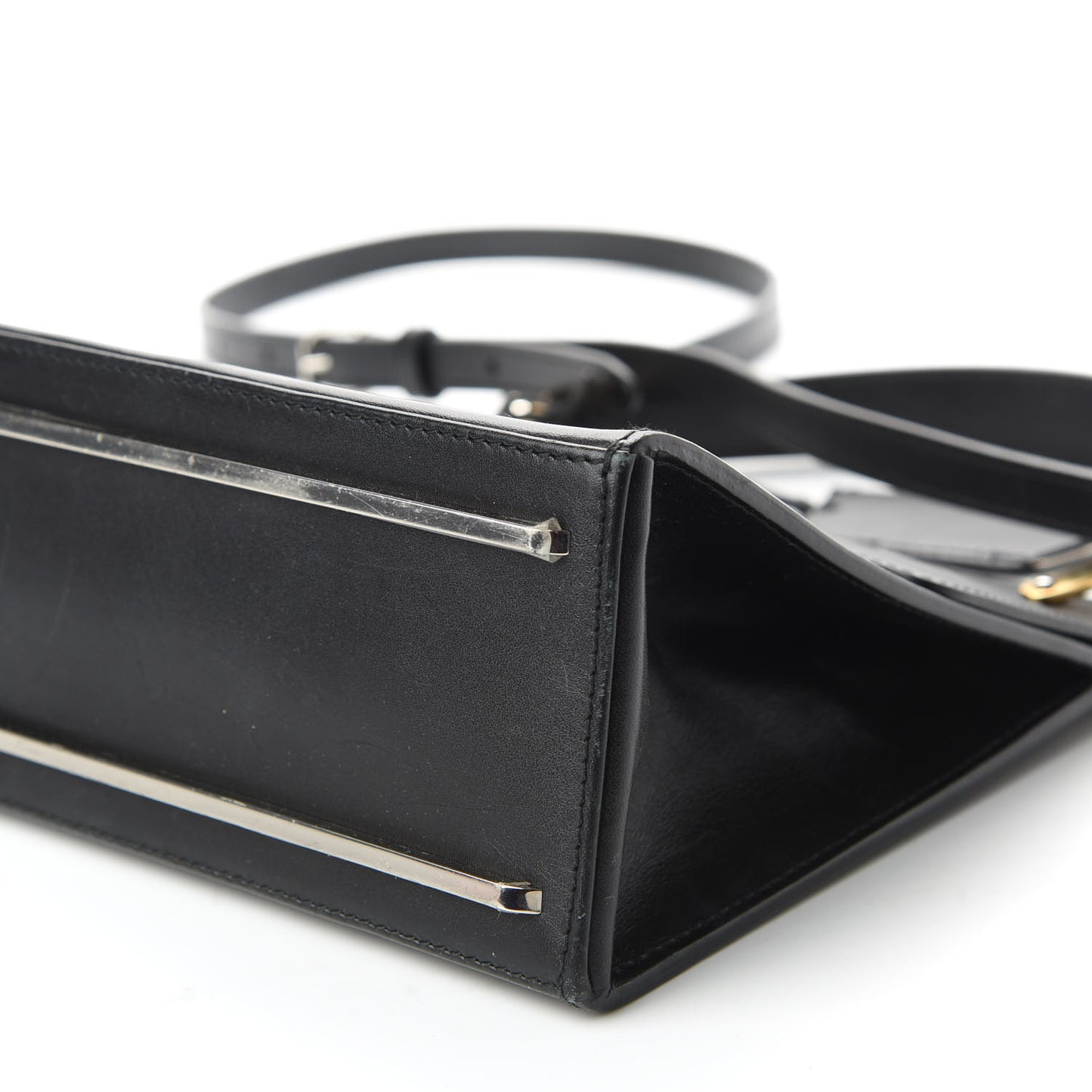 Calfskin Le Dix Cartable S Bag Black