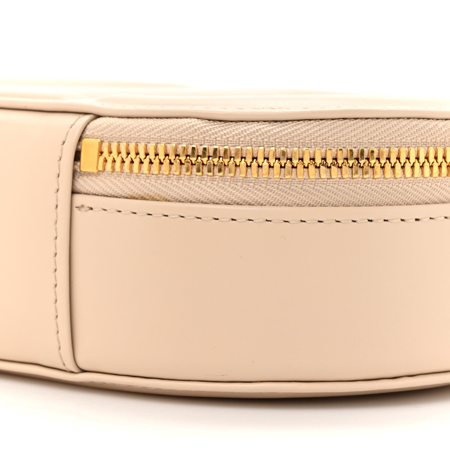 Christian Dior Calfskin CD Signature Oval Crossbody Camera Bag Caramel Beige 9 of 10