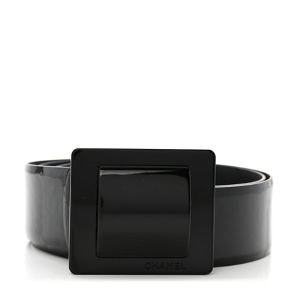 Chanel Patent Calfskin Belt 105 42 Black 1 of 9