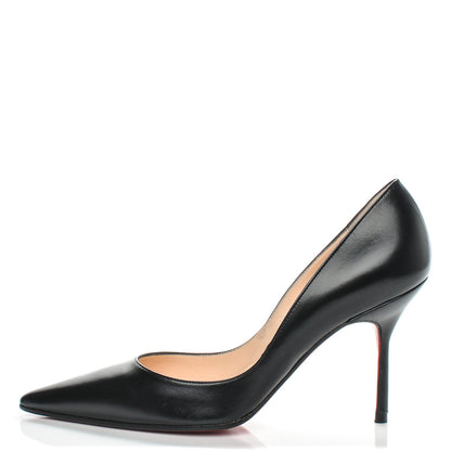 Christian Louboutin Kid Decoltissimo 85 Pumps 34.5 Black 1 of 7