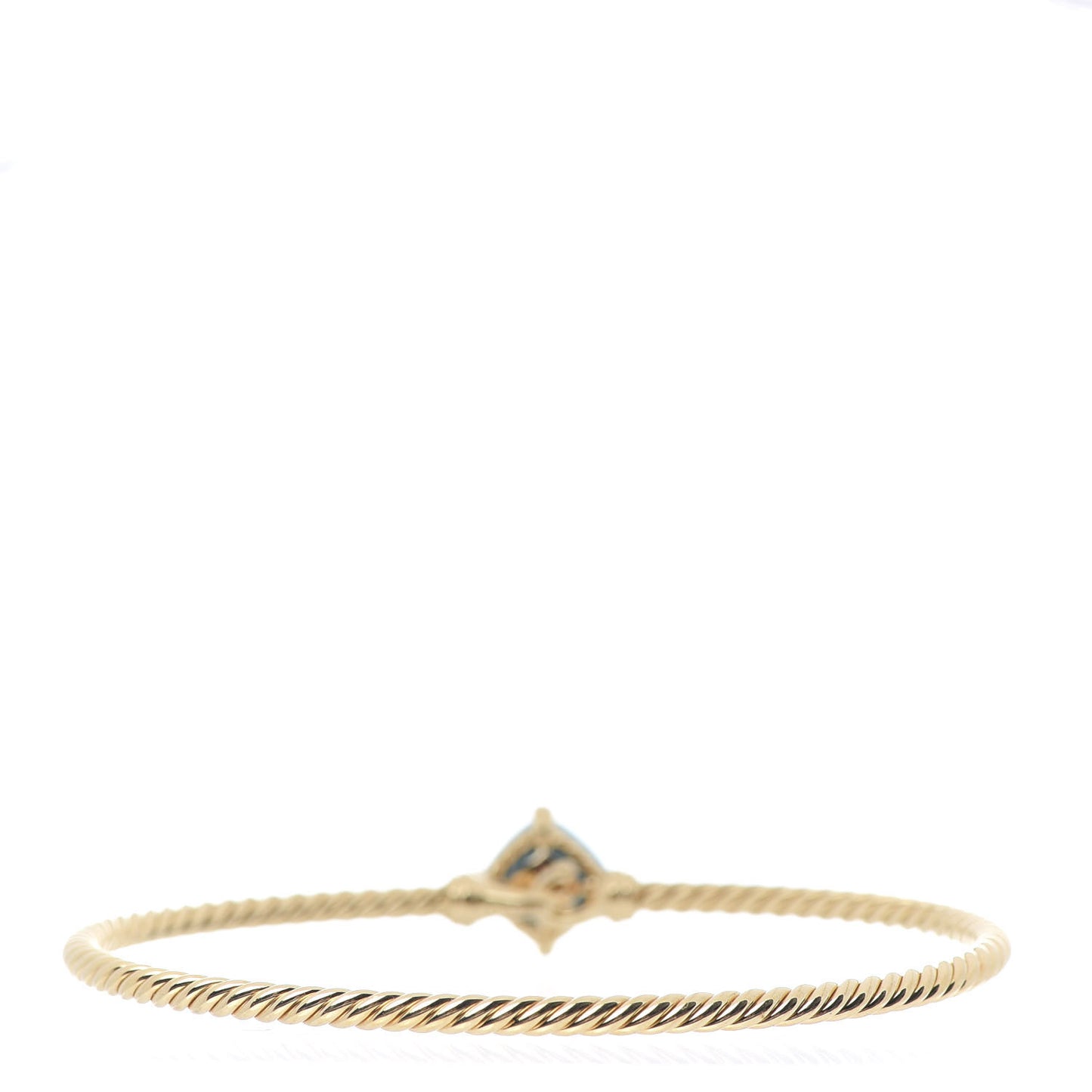 18K Yellow Gold Diamond Turquoise Chatelaine Bracelet