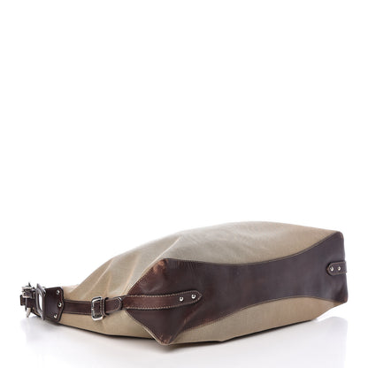 Prada Jacquard Logo Hobo Corda Moro 4 of 9