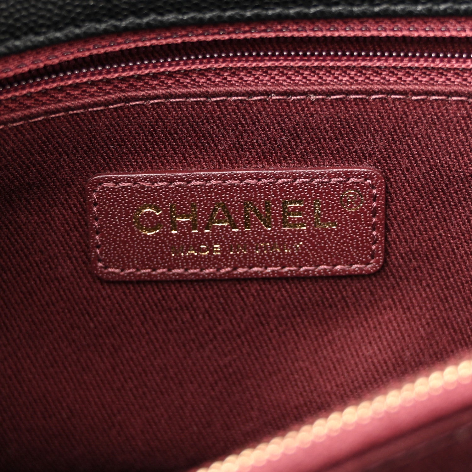 Chanel Caviar Quilted Small Coco Handle Flap Black 6 of 11