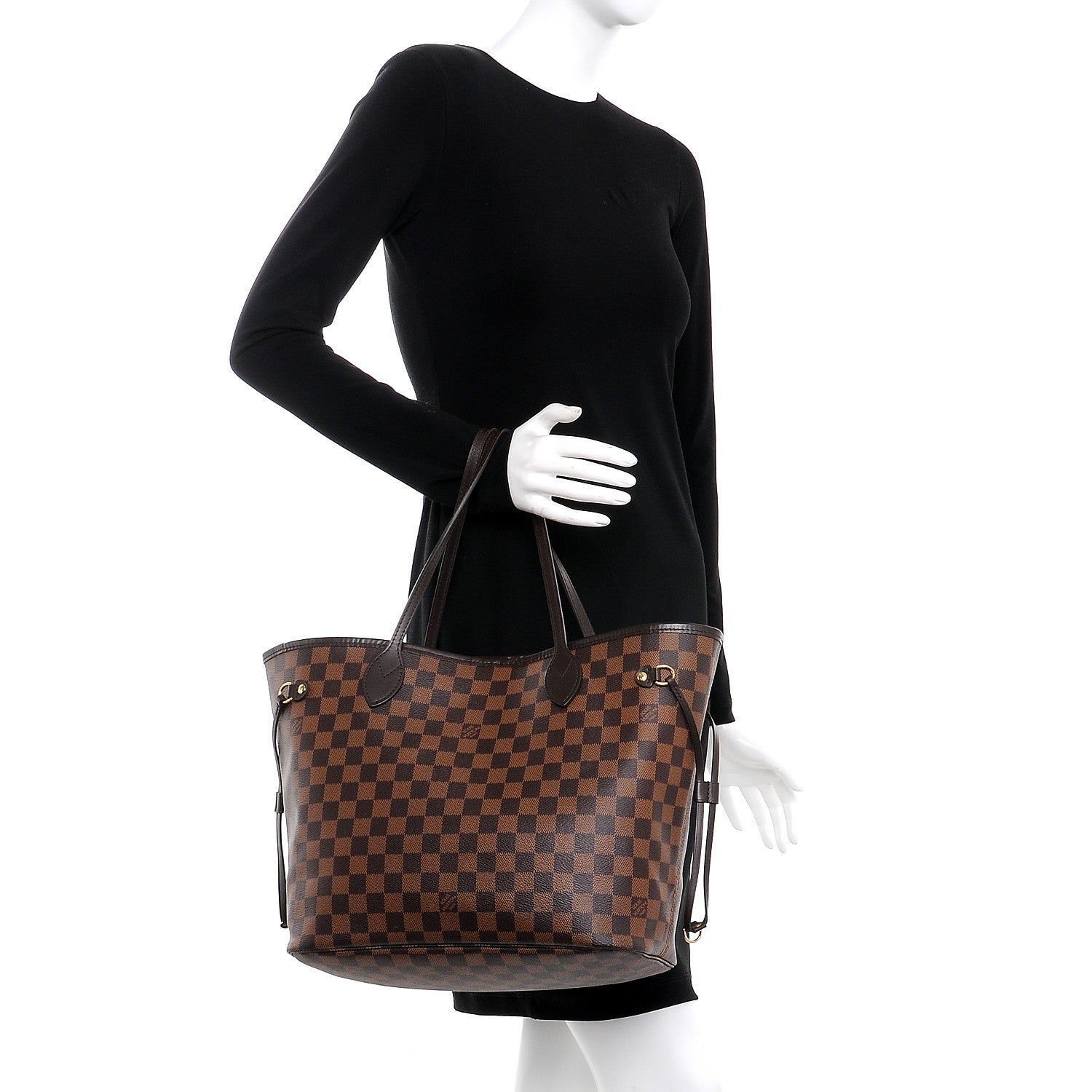 Louis Vuitton Damier Ebene Neo Neverfull MM 2 of 12