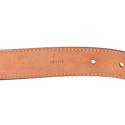 Louis Vuitton Mini Monogram 25mm LV Initiales Belt 80 32 5 of 9