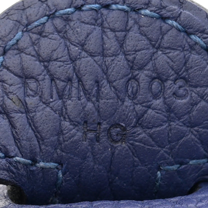 Hermes Taurillon Clemence Evelyne III PM Bleu Encre 7 of 12