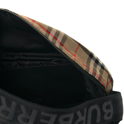 Burberry Nylon Vintage Check Sonny Bum Bag Archive Beige Black 4 of 11